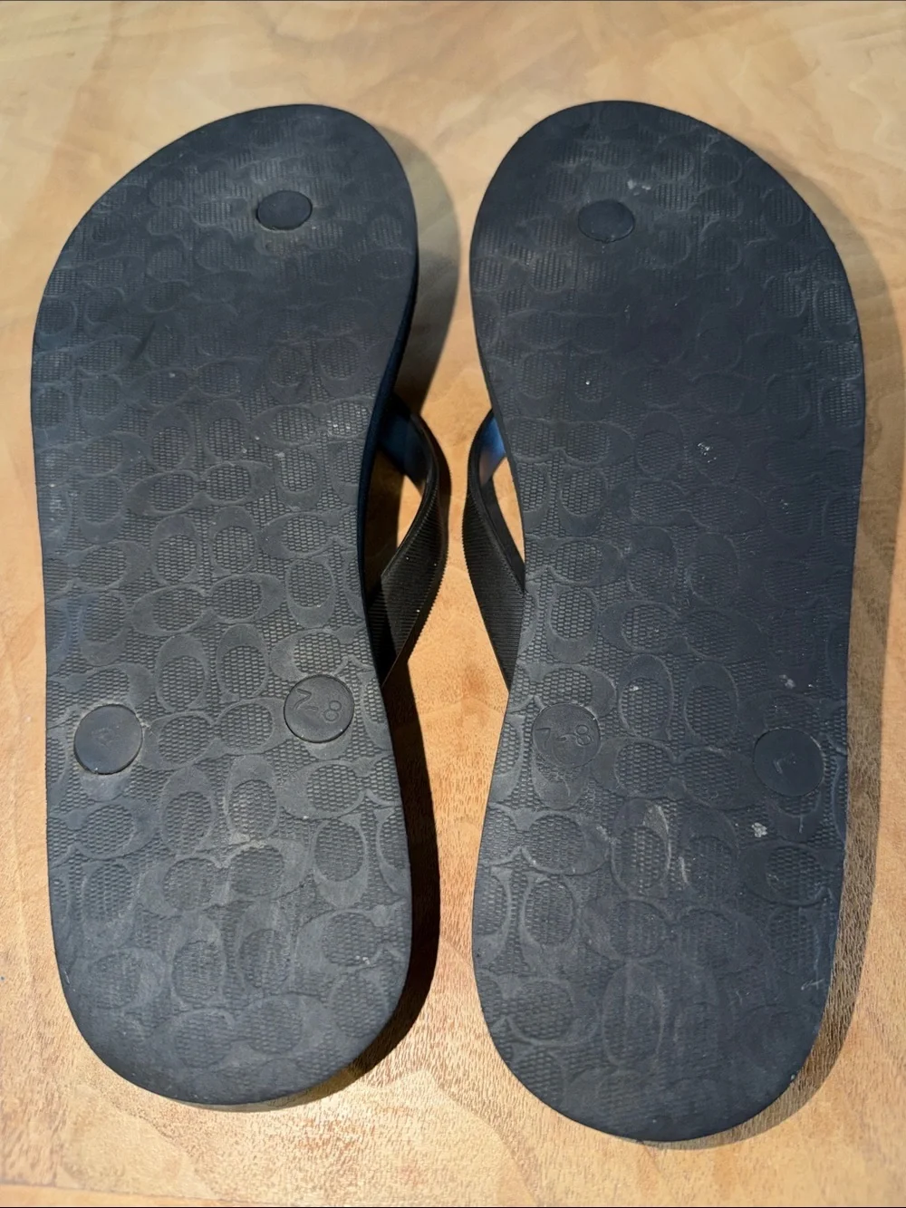 Coach Alessa Flip Flop Thong Sandals Size 7/8